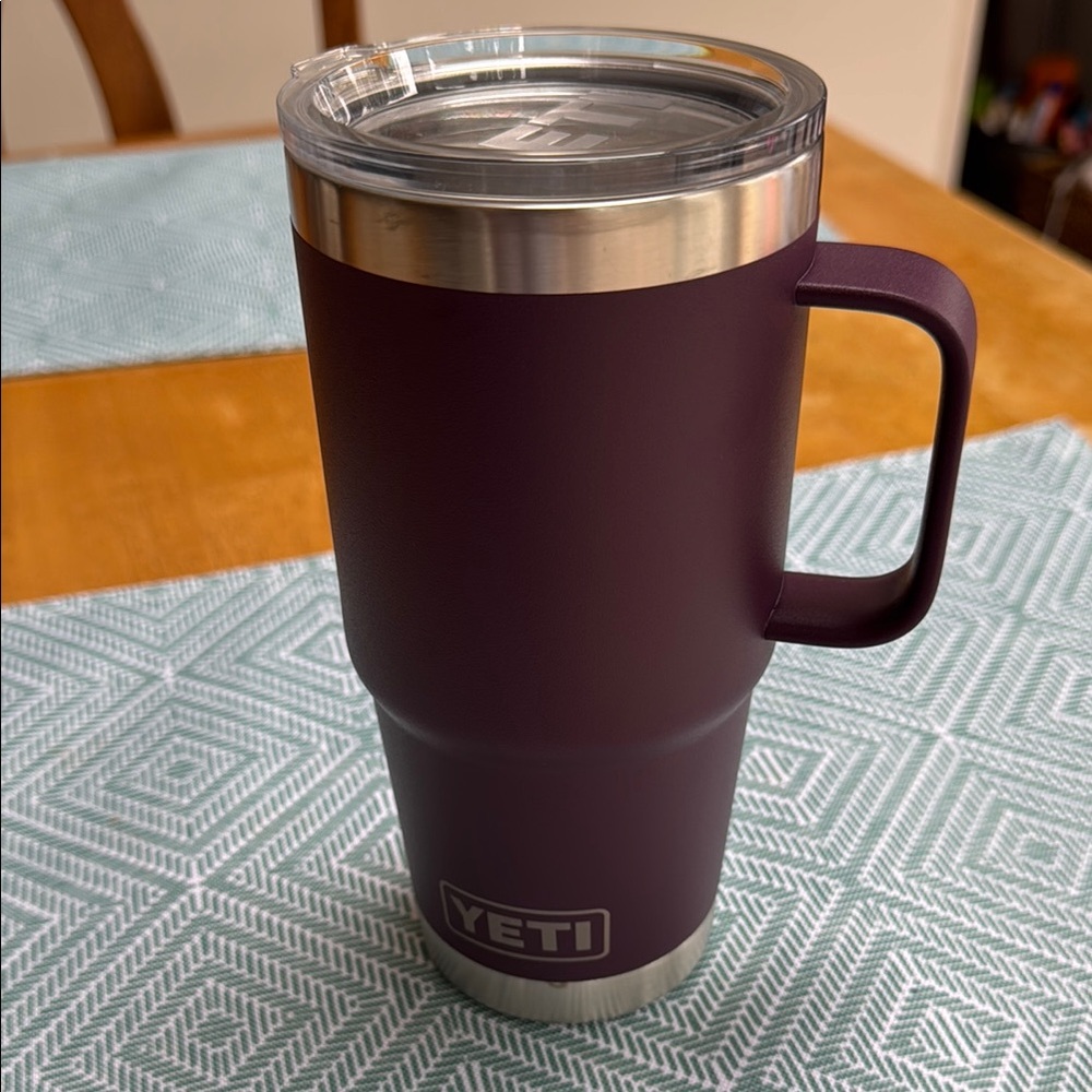 YETI Plum Insulated Mug with Handle 20 oz